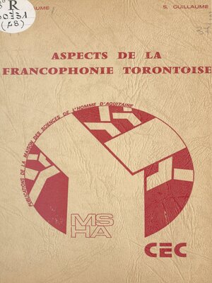 cover image of Aspects de la francophonie torontoise
